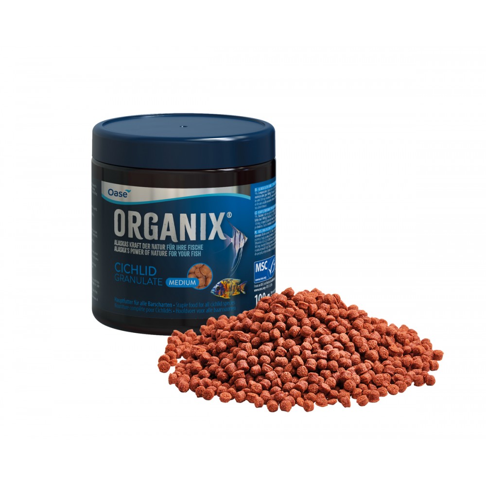 OASE Organix Cichlidé Granulé - Taille S - Nourriture pour Cichlidés OASE Organix Cichlidé Granulé - Taille S - Nourriture pour Cichlidés