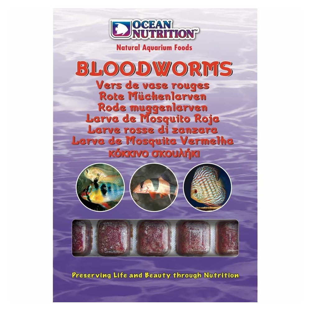 Ocean Nutrition Bloodworms Cube Tray 100 gr