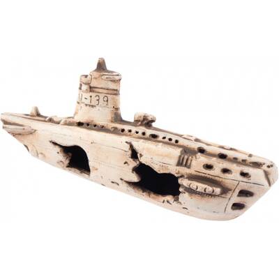 Aqua Nova Boat Wreck U-Boot - 25x11x8cm