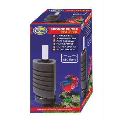 Aqua Nova Sponge Corne Filter NSF-C80L