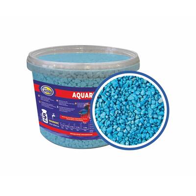 Aqua Nova Colour Gravel 5kg (3L) 4-8mm, Fluo Blue