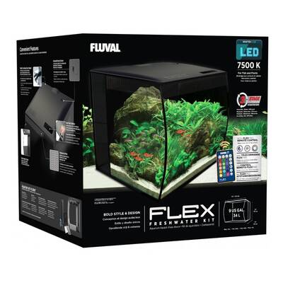 Fluval Flex Led Aquarium Nano 34lt - Black