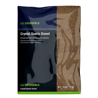 Dennerle Crystal Quartz Gravel dark brown, 1-2mm, 10kg