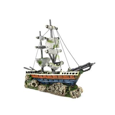 Aqua Della Boat with Sails - 38x12,5x31,5CM