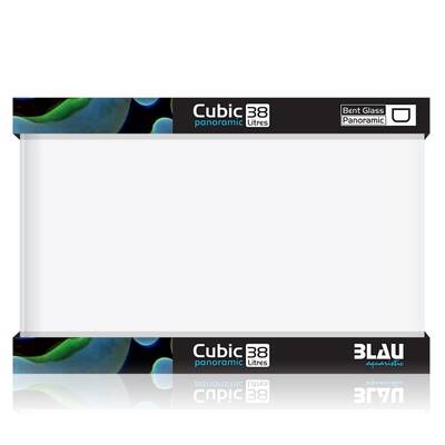 Blau Aquarium Cubic Panoramic 45x28x30 cm 38 LT