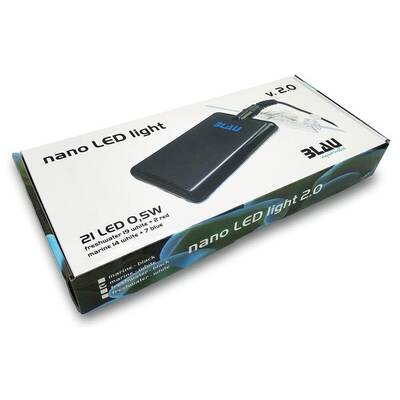 Blau Nano LED Light Freshwater (Black)