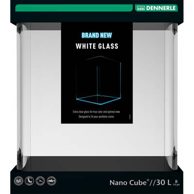 Dennerle Nano Cube White Glass 30L 30x30x35cm