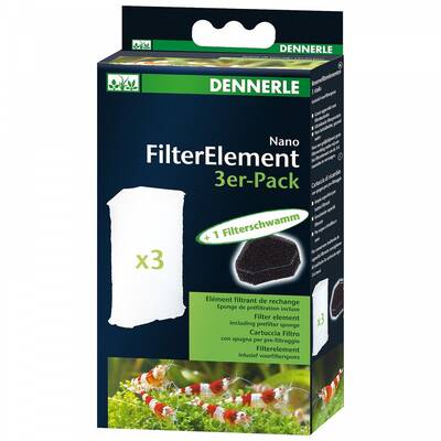Dennerle Nano Filter Element Pack of 3