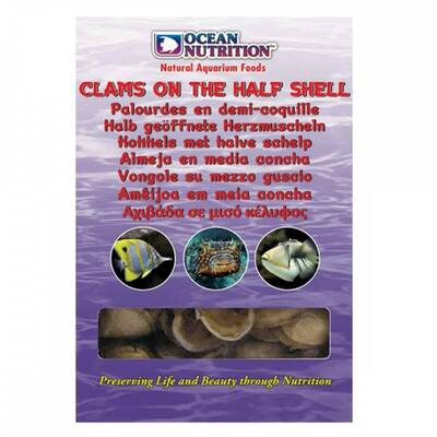 Ocean Nutrition Clams-half shell c.t. 100 gr