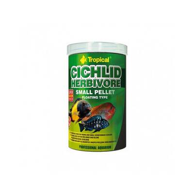 Tropical Cichlid Herbivore Small Pellet 250 ml