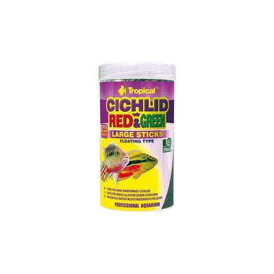 Tropical Cichlid Red and Green Large Sticks 250 ml