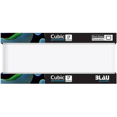 Blau Aquarium KIT Cubic Panoramic 17 Shallow 45x24x16cm