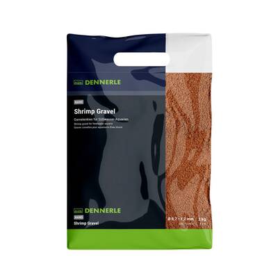 Dennerle Nano Shrimp Gravel, Borneo brown 0,7-1,2mm 2kg