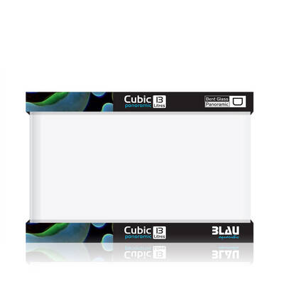 Blau Aquarium Cubic Panoramic 13 - 31x18x24cm