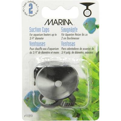 Marina Black Suction Cups - 2pcs