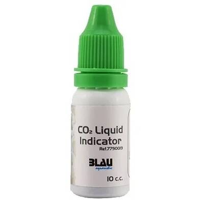 Blau CO2 liquid indicator