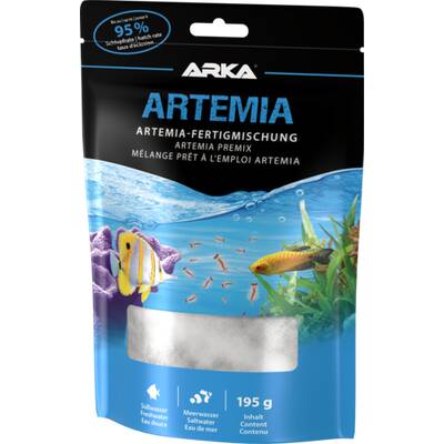 Arka Artemia Ready Mix brine shrimp eggs & salt 195gr