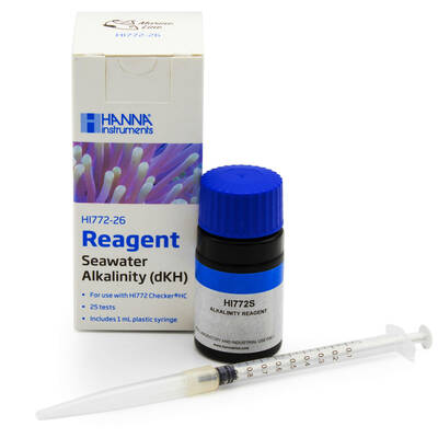 Hanna Marine Alkalinity Reagents (dKH) 25 tests (HI772-26)
