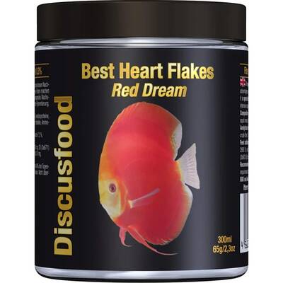 Discus Food Best Heart Flakes Red Dream 65gr