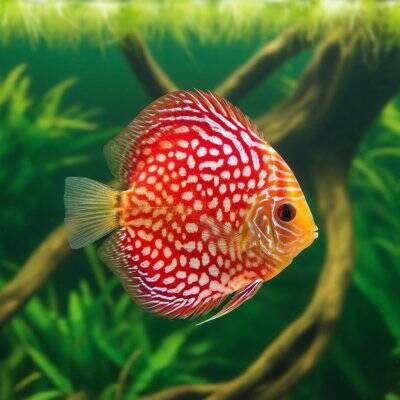 Symphysodon Aequifasciatus Red Panda 10cm