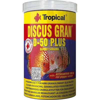 Tropical Discus Gran D-50 Plus 1000 ml