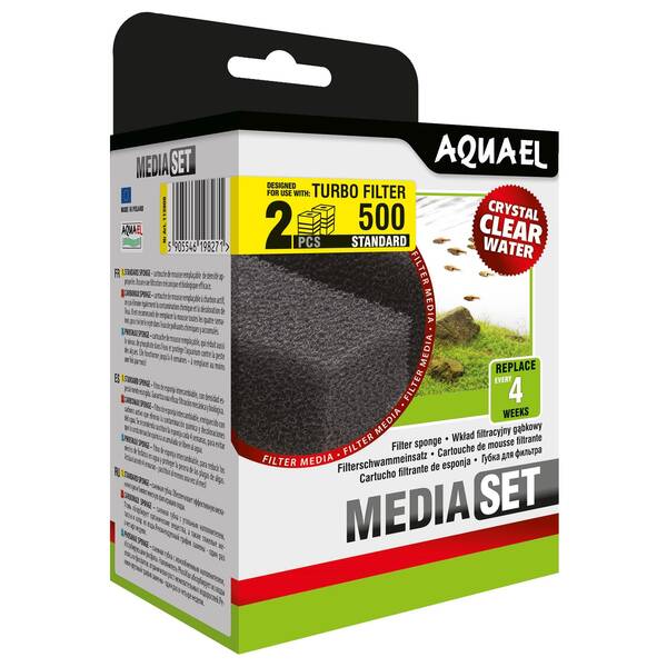 Aquael Filter Sponge Turbo 500 (2pcs) Aquael Filter Sponge Turbo 500 (2pcs)