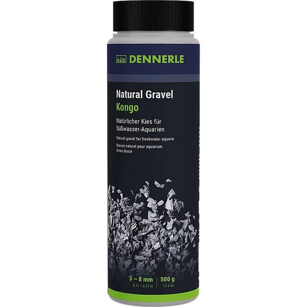 Dennerle Natural Gravel Kongo 3-8mm,500gr Dennerle Natural Gravel Kongo 3-8mm,500gr