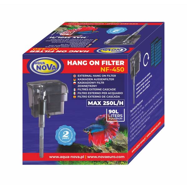 Aqua Nova Hang On Filter NF-450
