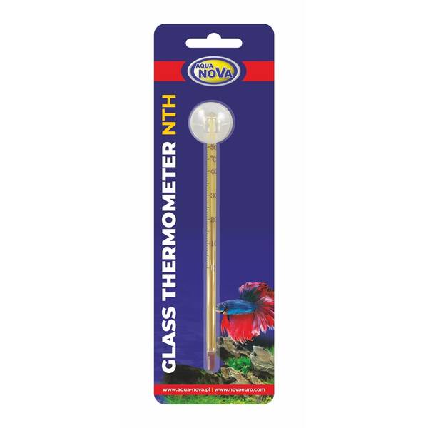 Aqua Nova Glass thermometer - Yellow