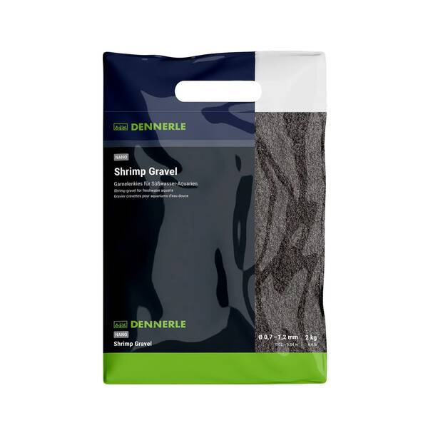 Dennerle Nano Shrimp Gravel, Sulawesi black 0,7-1,2 2 kg Dennerle Nano Shrimp Gravel, Sulawesi black 0,7-1,2 2 kg