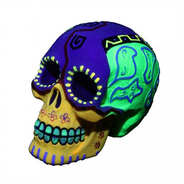 Aqua Della Los Muertos Skull 3