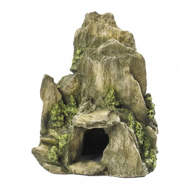 Aqua Della Stone With Green Moss 19CM