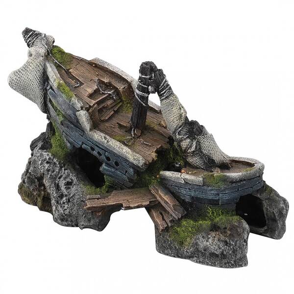 Aqua Della Sunken Ship 1 20x10,5x12,5CM Aqua Della Sunken Ship 1 20x10,5x12,5CM
