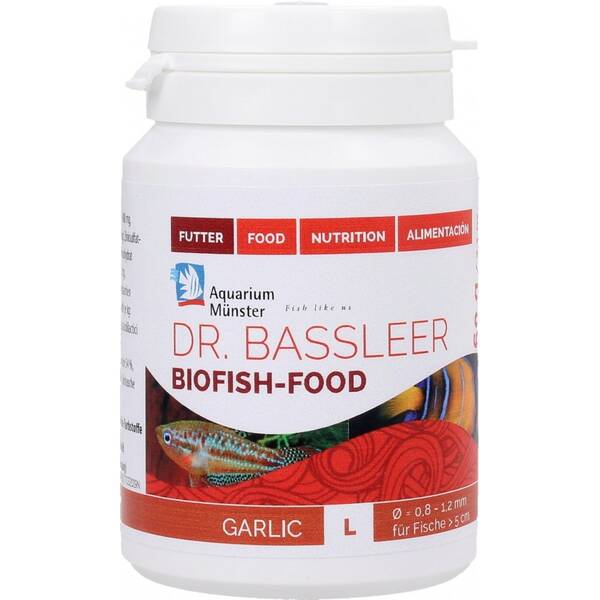 Aquarium Munster Dr Bassleer Biofish Food Garlic L 60 gr