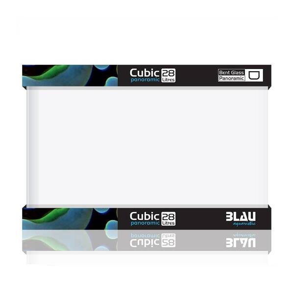 Blau Aquarium Cubic Panoramic 40x25x28 cm 28LT