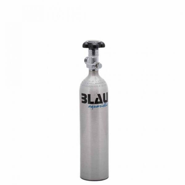 Blau CO2 Aluminum Tank 1 L. (horizontal output) Empty!