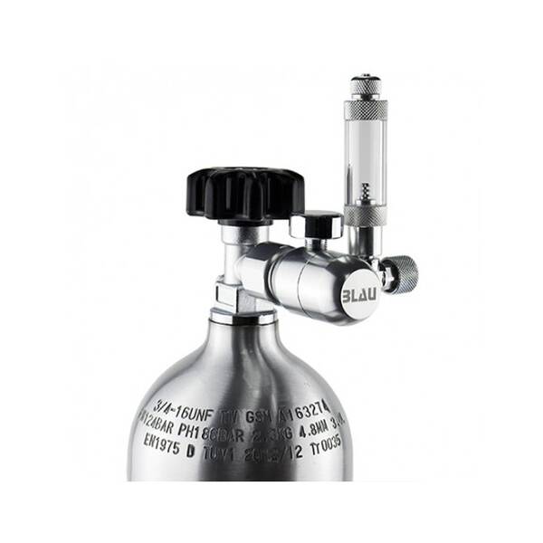 Blau Compact regulator with bubble counter