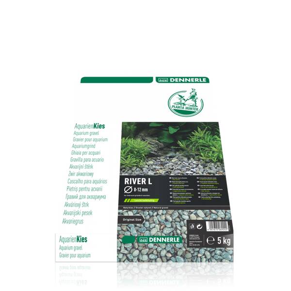 Dennerle Natural Gravel Plantahunter River L 8-12mm 5kg Dennerle Natural Gravel Plantahunter River L 8-12mm 5kg