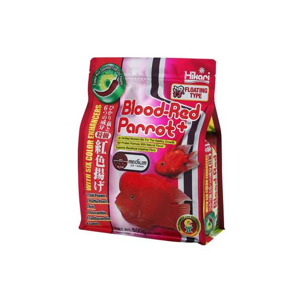 Hikari Blood-Red Parrot Plus Medium 600gr Hikari Blood-Red Parrot Plus Medium 600gr
