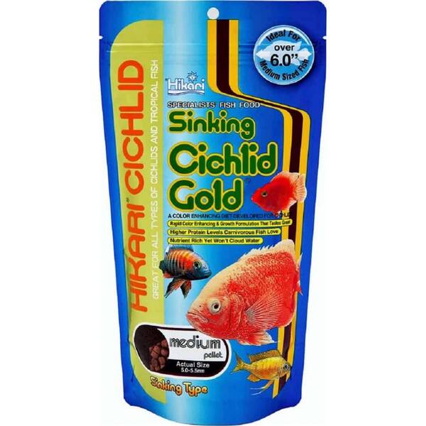 Hikari Cichlid Gold Sinking Medium 100gr Hikari Cichlid Gold Sinking Medium 100gr