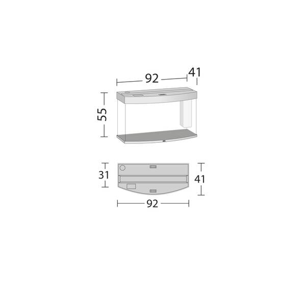 Juwel Vision 180 LED Light Wood