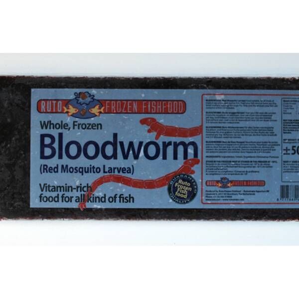Ruto Bloodworm Flatpack 500gr Ruto Bloodworm Flatpack 500gr