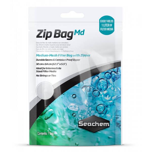 Seachem Zip Bag - Medium Mesh Seachem Zip Bag - Medium Mesh