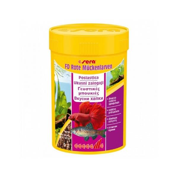 Sera FD - Bloodworms 100ml Sera FD - Bloodworms 100ml