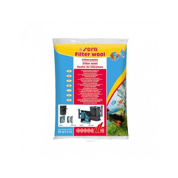 Sera filter wool 100gr Sera filter wool 100gr