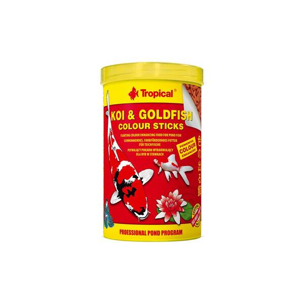 Tropical Koi & Goldfish Colour Sticks 1l