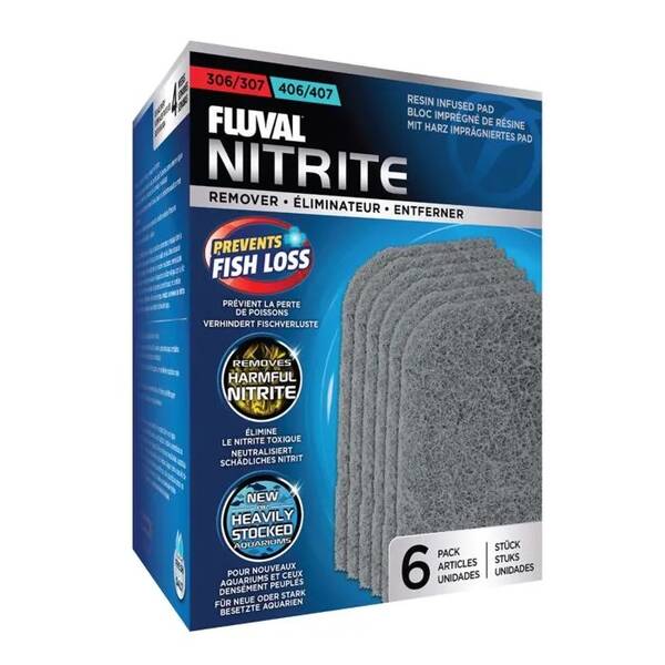 Fluval Nitrite Foam (306/307 - 406/407) 6 Pack Fluval Nitrite Foam (306/307 - 406/407) 6 Pack