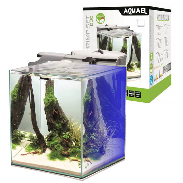 Aquael Fish & Shrimp Set Duo Day & Night 35 Black Aquael Fish & Shrimp Set Duo Day & Night 35 Black