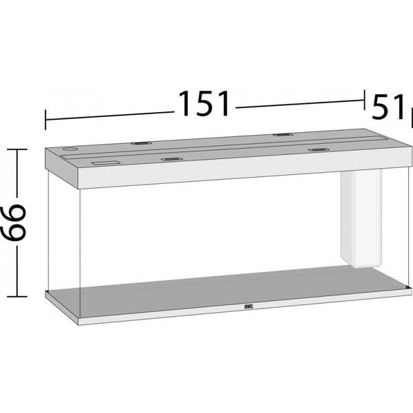 Juwel Rio 450 LED Dark Wood