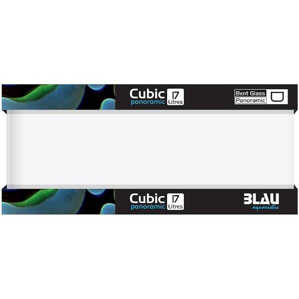 Blau Aquarium KIT Cubic Panoramic 17 Shallow 45x24x16cm